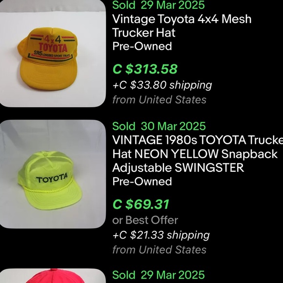 Vintage Toyota Snapback / Trucker Style / Mesh / 80s / 90s - Picture 12 of 12